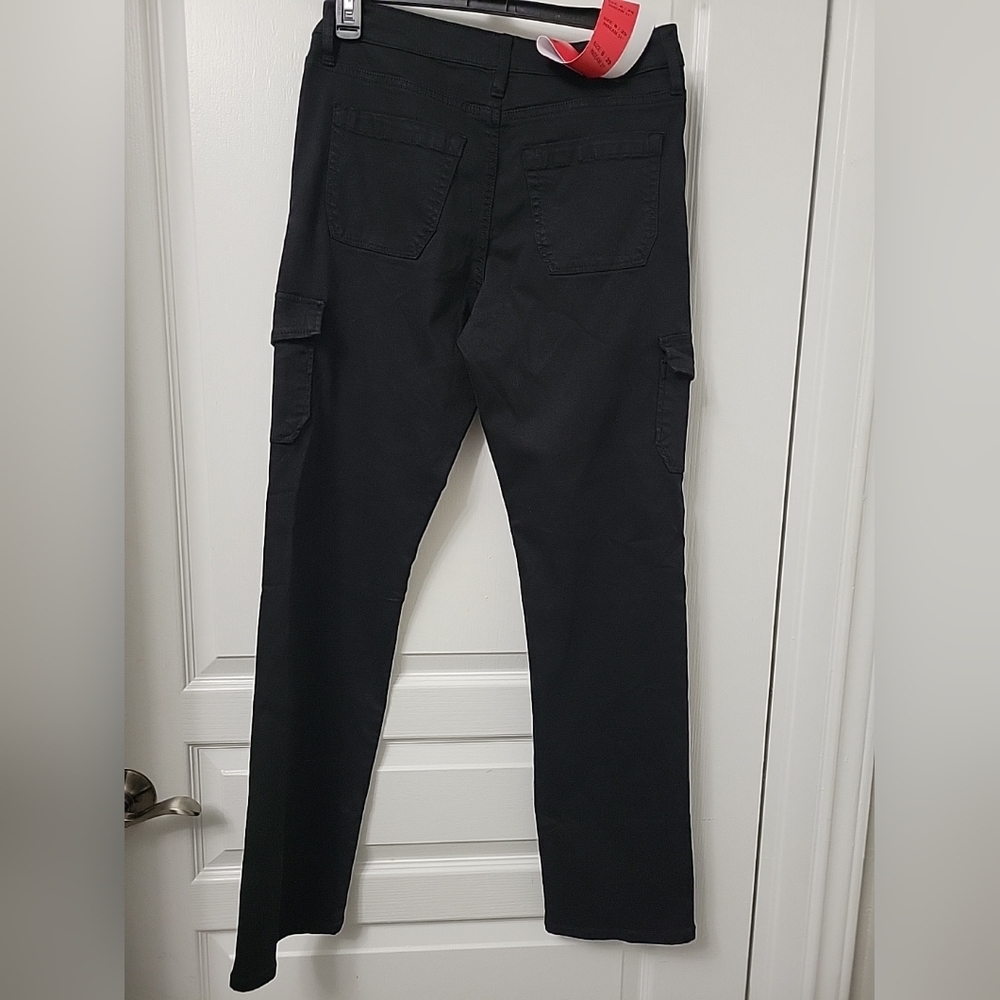 NWT Well Worn Women High Rise Tencel Blend Cargo Work Pant Straight Sz 8/29 x 31